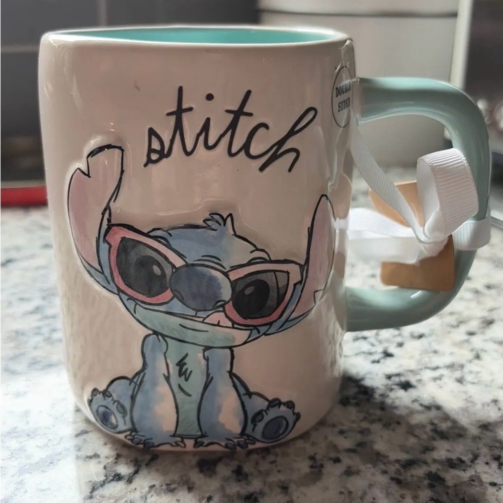 ✨ Disney Stitch Rae Dunn Mug – “ALOHA” – NWT ✨